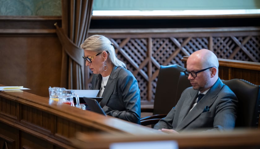 Wiceprezydenci Wrocławia: Renata Granowska i Jakub Mazur