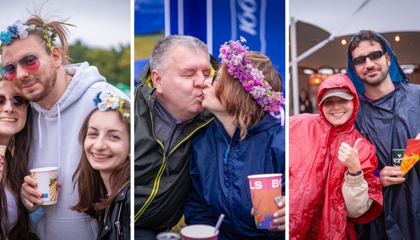 Kobiety i mężczyźni na festiwalu Santander Letnie Brzmienia 2025 we Wrocławiu, 11 lipca