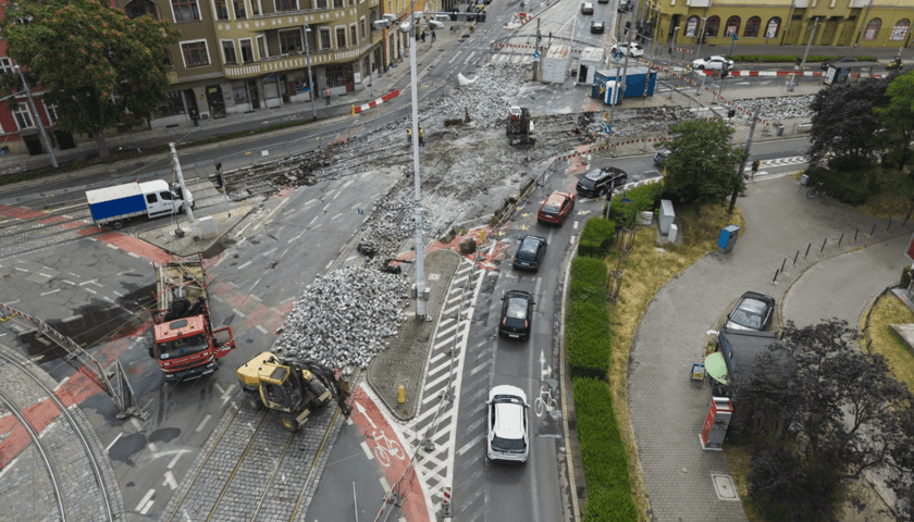 Remont Pomorskiej i Dubois