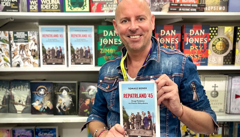 Tomasz Bonek, autor książki „Repatrland’45. Drogi Polaków na Ziemie Odzyskane”.