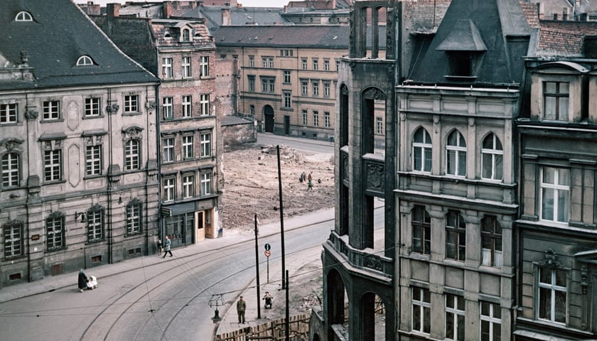 Wrocław, po II wojnie, pl. Uniwersytecki