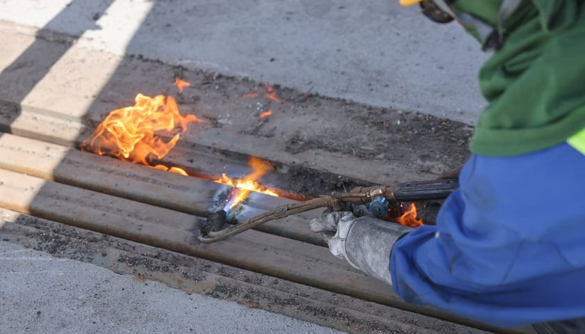 Prace drogowe na Gądowiance, 22.07.2025