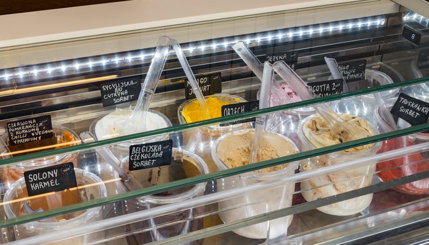 Na zdjęciu lody z wrocławskiej lodziarni Mio Gelato.