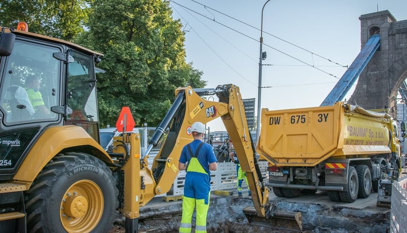 Аварія магістралі перед Грюнвальдським мостом у Вроцлаві