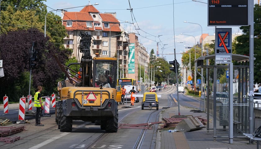 Prace torowe przy ul. Bardzkiej, 30.07.2025