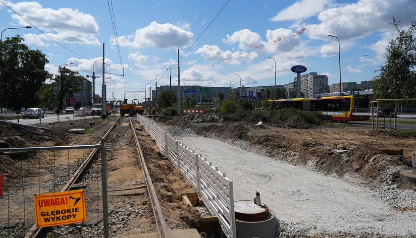 Prace torowe przy ul. Bardzkiej, 30.07.2025