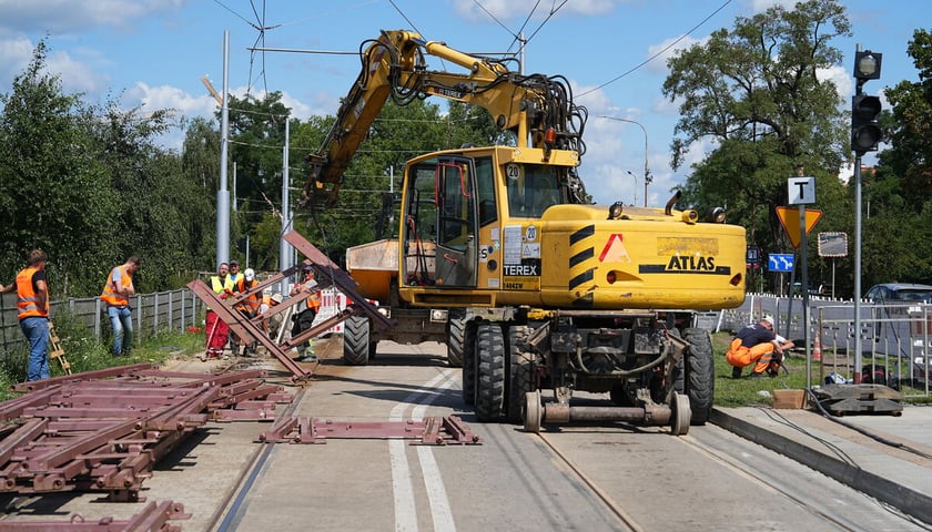 Prace torowe przy ul. Bardzkiej, 30.07.2025