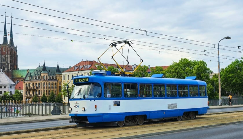 Na zdjęciu tramwaj Tatra T3
