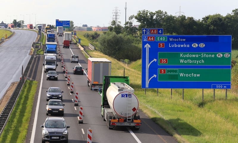 Jesienny weekend na drogach