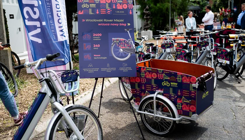 Prezentacja nowych rowerów miejskich we Wrocławiu, 31 lipca 2025