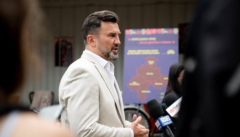 Tomasz Wiśliński, prezentacja nowych rowerów miejskich we Wrocławiu, 31 lipca 2025