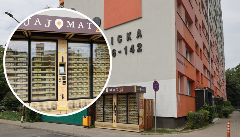Jajomat przy ul. Popowickiej