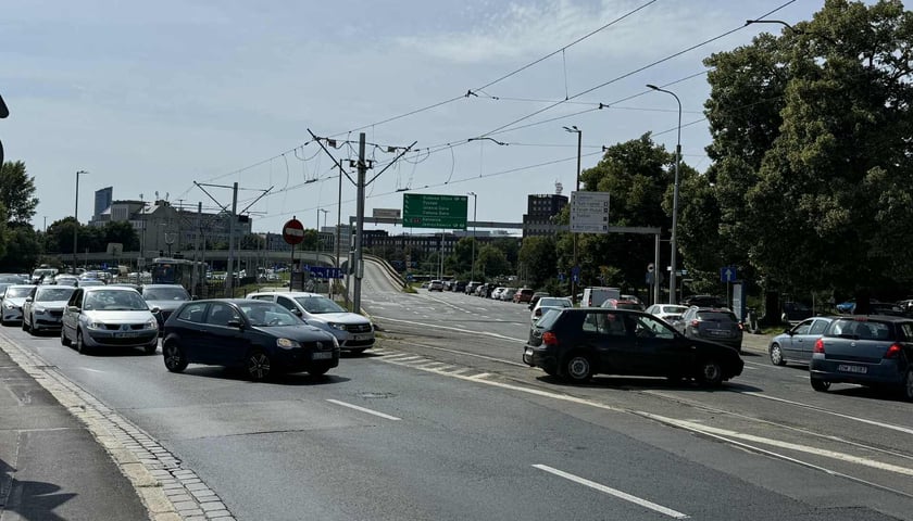 <p>Utrudnienia w ruchu na moście Grunwaldzkim, 07.08.2025</p>