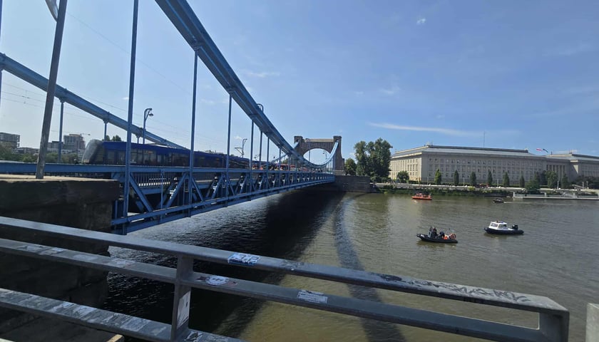 Utrudnienia w ruchu na moście Grunwaldzkim, 07.08.2025