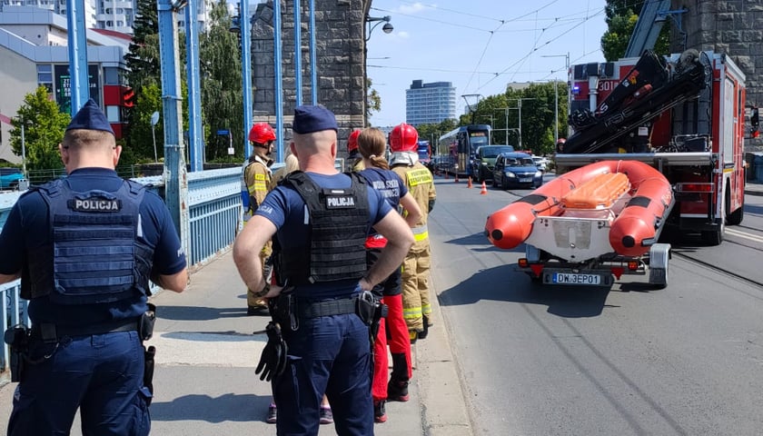 Utrudnienia w ruchu na moście Grunwaldzkim, 07.08.2025