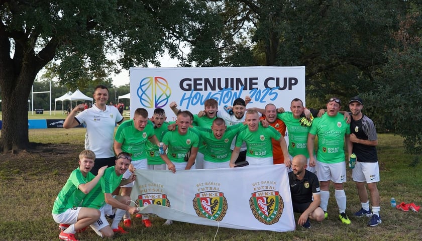 Drużyna WKS Śląsk Wrocław Futsal Bez Barier została wicemistrzem świata