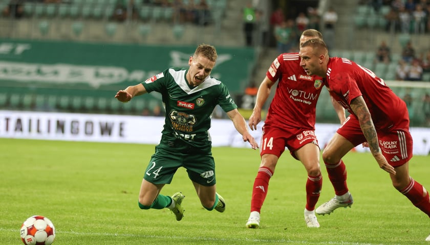 <p>Mecz Śląska Wrocław z Miedzią Legnica</p>