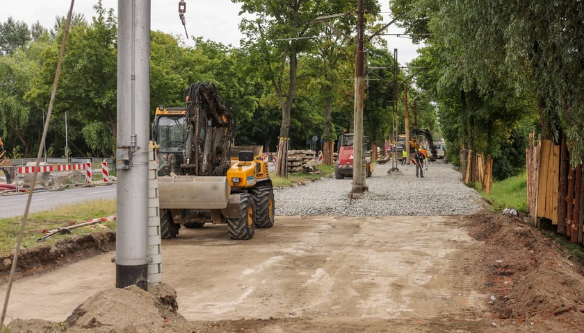 Remont torów na ul. Kosmonautów