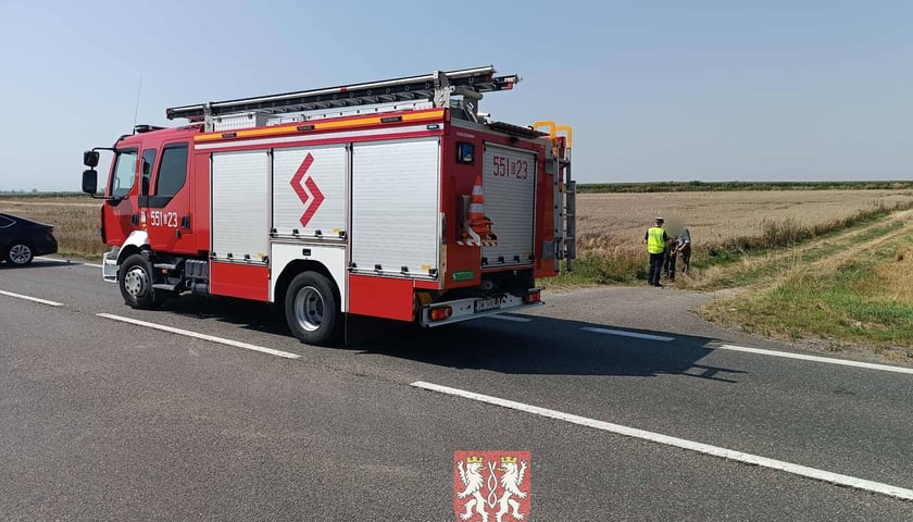 <p>Poważny wapadek na trasie DK 5 - 14 sierpnia</p>