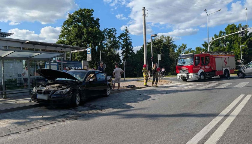 Kolizja na skrzyżowaniu na Ołtaszynie - 17 sierpnia 2025 r. 