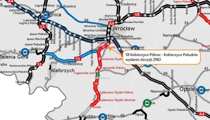 Trasa ekspresowa S8 Wrocław - Bardo
