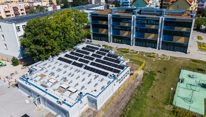 Rozbudowa modułowego przedszkola Logicus na Księżu Małym, sierpień 2025