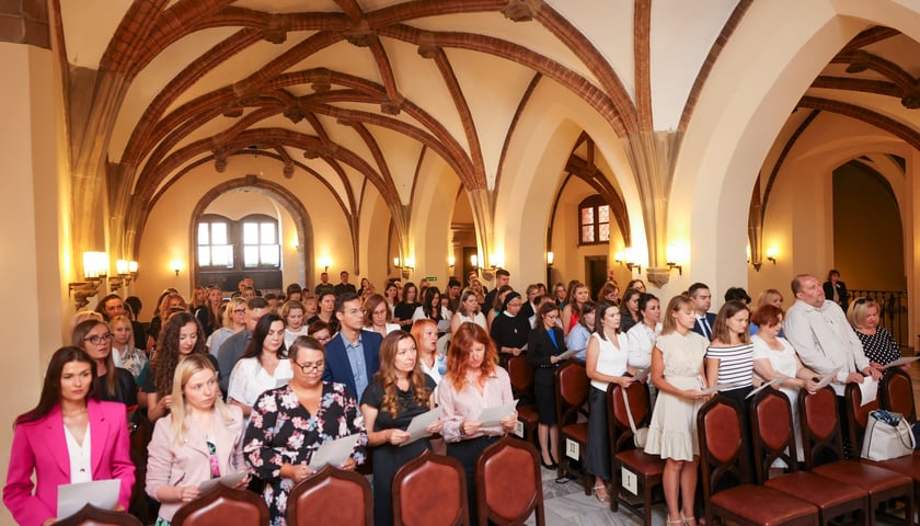 Uroczystość nadania stopnia awansu zawodowego nauczyciela mianowanego - 27 sierpnia 2025
