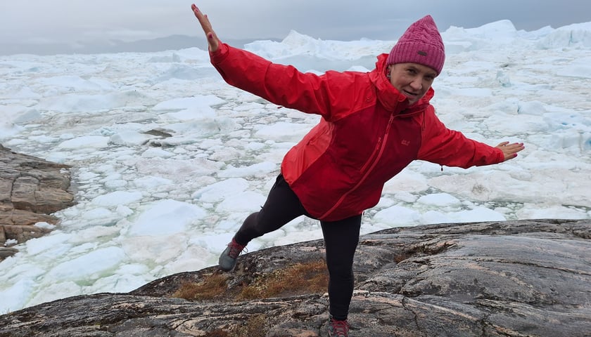 Joanna Pawłowska na Grenlandii 