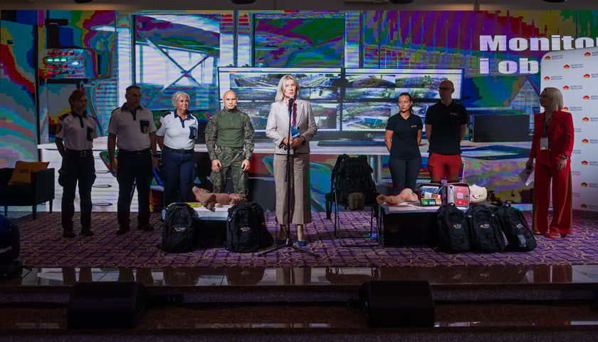 Prezydent Renata Granowska otwiera prezentację programu Bezpieczny Wrocław podczas 34. Forum Ekonomicznego w Karpaczu