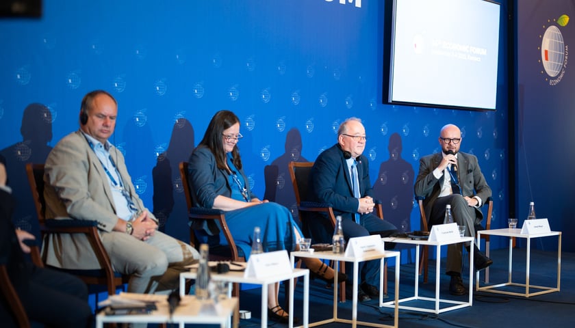 Od lewej: Dirk Hilbert, Agata Czyrsznic-Dobrowolska, František Molík , Jakub Mazur