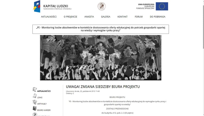 Uczelnie chcą śledzić absolwentów