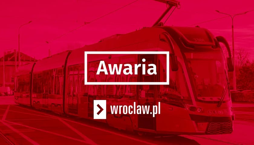 Czerwona plansza z napisem AWARIA