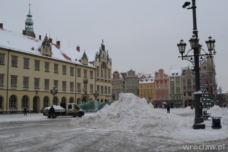 Rynek zimą bez soli