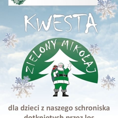 „Zielony Mikołaj” dla dzieci ze schroniska