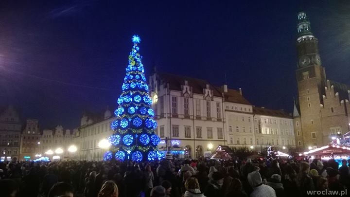 Choinka już rozświetliła Rynek