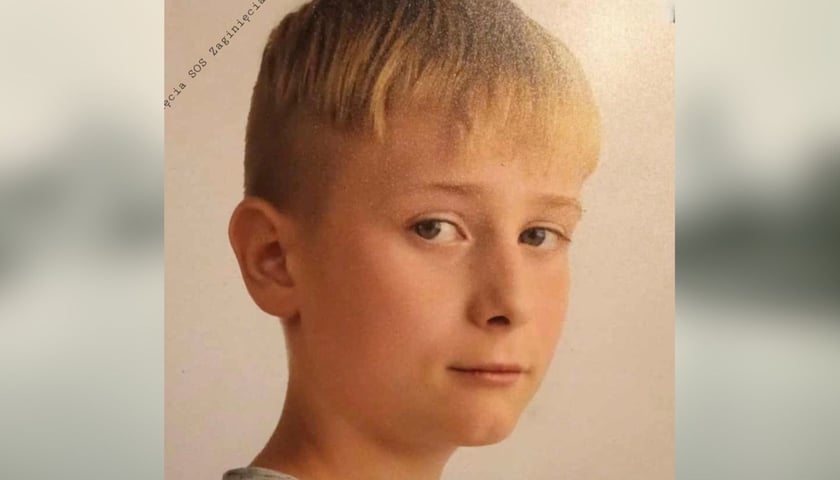 Chłopiec. Zaginął Krystian Sofinowski