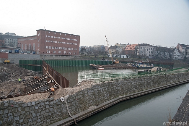 Modernizacja nabrzeża Odry