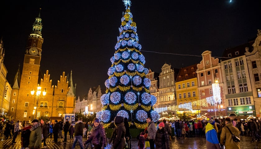 Zobacz, jak wandale uszkodzili choinkę (FILM)