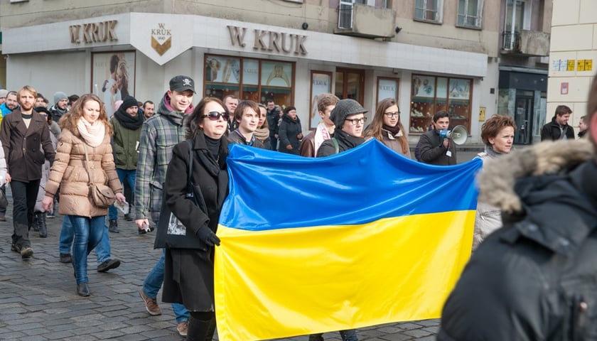 Ranny Ukrainiec w trakcie diagnostyki