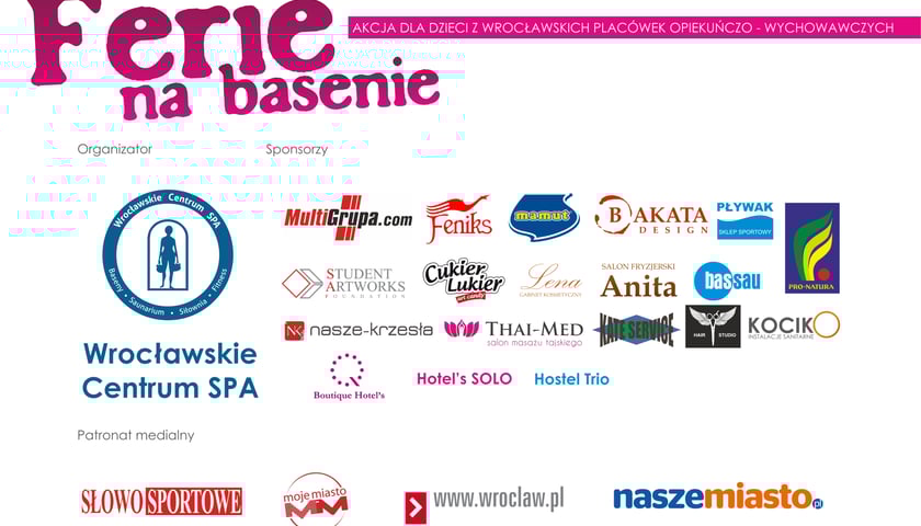 Nauczą dzieci pływać za darmo