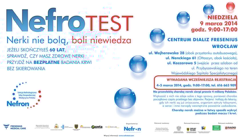 Zbadaj nerki za darmo