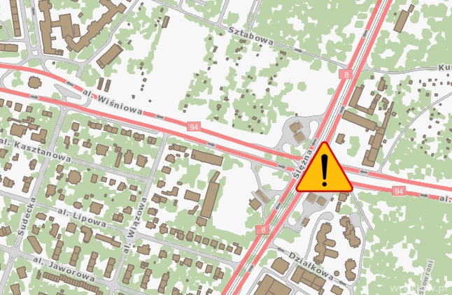 Wyciek gazu na stacji benzynowej