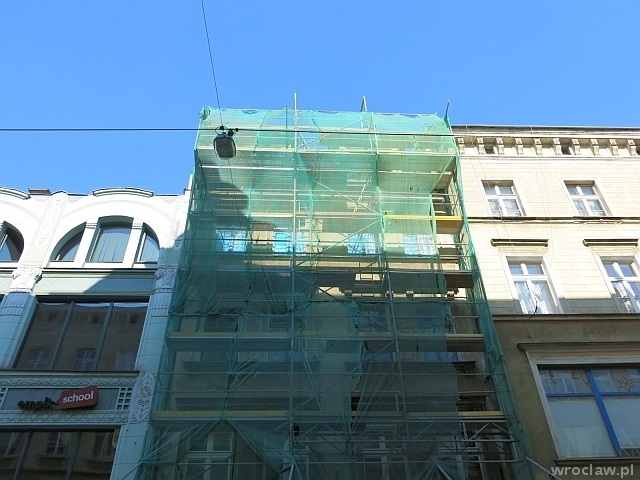 Kamienica przy ul. Ruskiej w remoncie