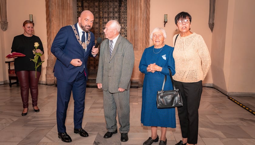 Wręczenie gratulacji parom z przeszlo 50-letnim stażem - 30 września 2025