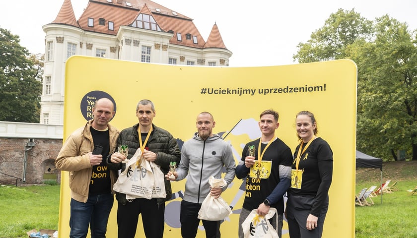 Yellow Ribbon Run 2025 - pierwszy w Polsce bieg spod znaku "ż&oacute;łtej wstążki" odbył się we Wrocławiu 30 września