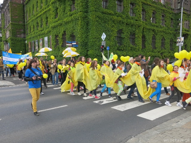 Żółty Marsz przeszedł ulicami Wrocławia
