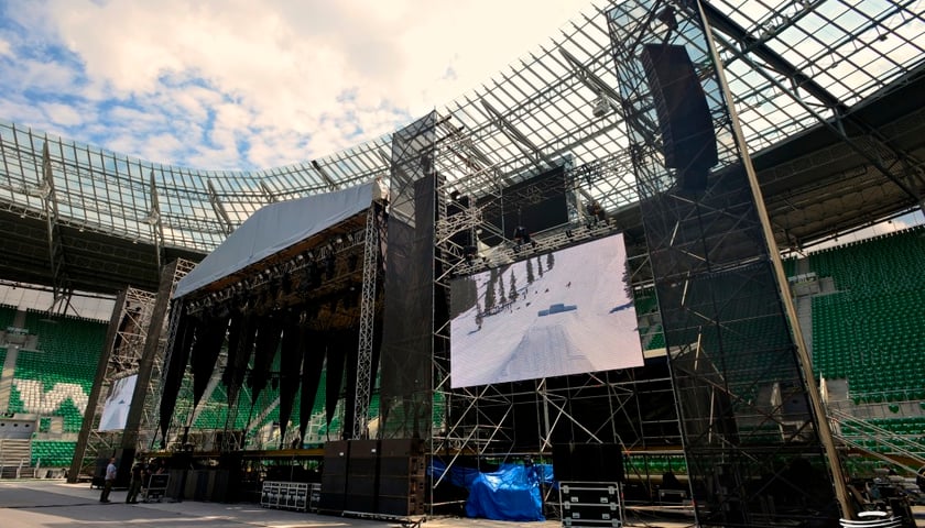 Koncert Linkin Park – scena zamontowana [ZDJĘCIA]