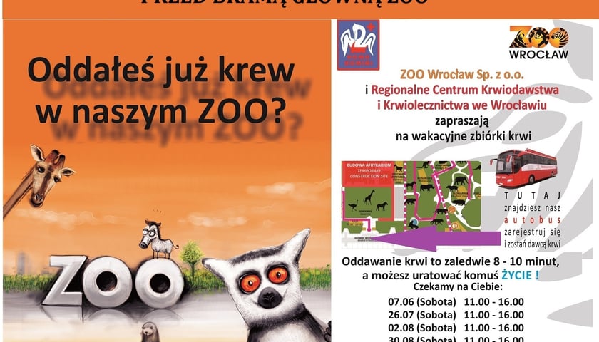 Taniej do zoo w zamian za krew