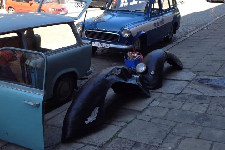 Widowiskowy wypadek na ul. Roosevelta...