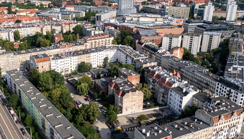 Kamienice na pl. Grunwaldzkim